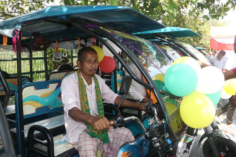 CEM Pramod Boro distributes e-rickshaws in Kokrajhar pic 4