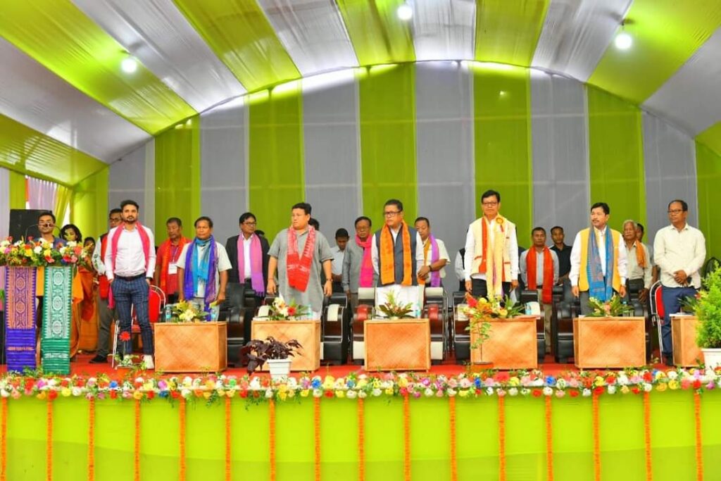 Education minister Dr Pegu attends Silver Jubilee celebration of UN Brahma College