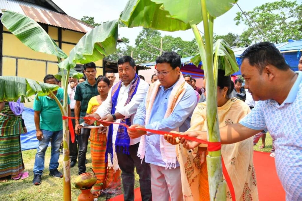 CEM Boro lays foundation stones in Kokrajhar