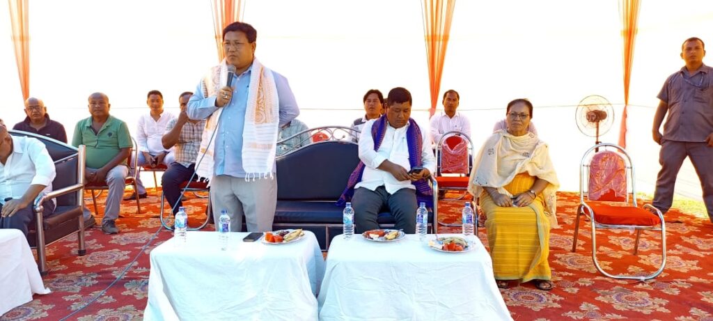 CEM Boro lays foundation stones in Kokrajhar 3