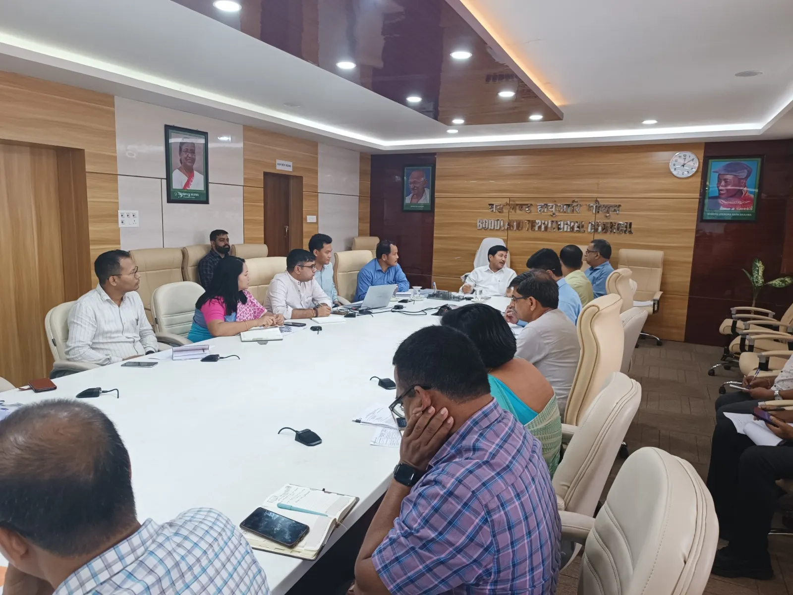 Departmental convergence meeting held in BTR