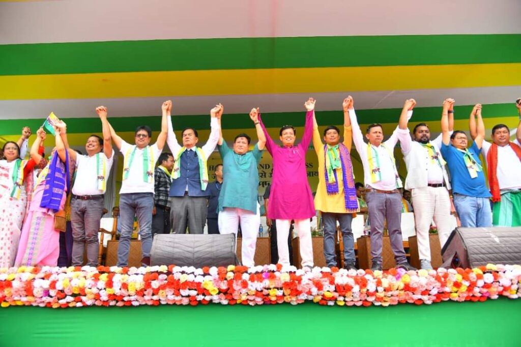 Sea of people throng at the UPPL's grand rally in Kokrajhar 2