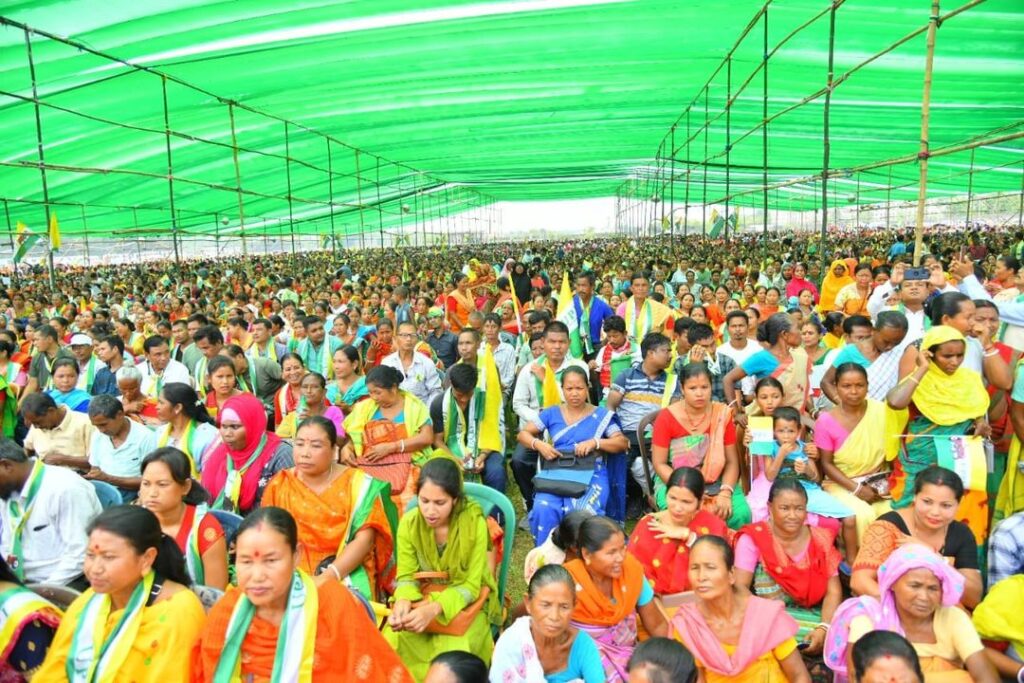 Sea of people throng at the UPPL's grand rally in Kokrajhar 3