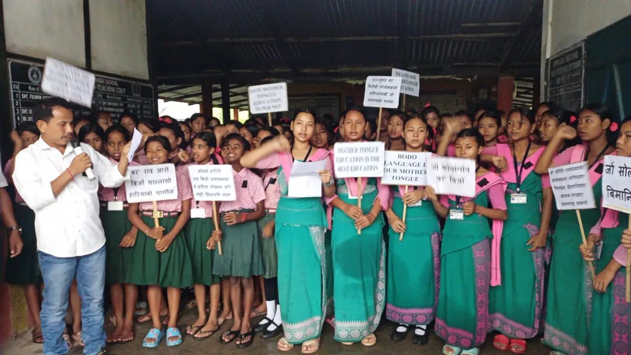 ABSU, Bodo Sahitya Sabha stage protests