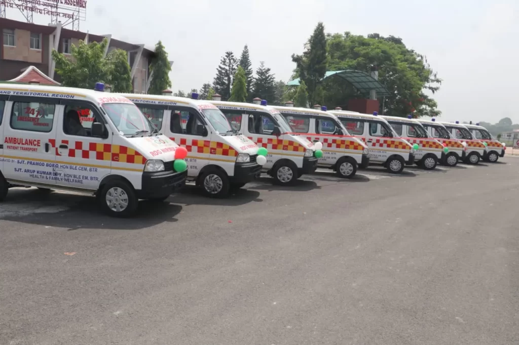 Ambulances & Sarga Yatra distributes in Kokrajhar 2