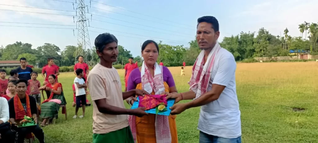 Amtisuwa Pwrbw celebrates at Kanthalguri in Kokrajhar 3