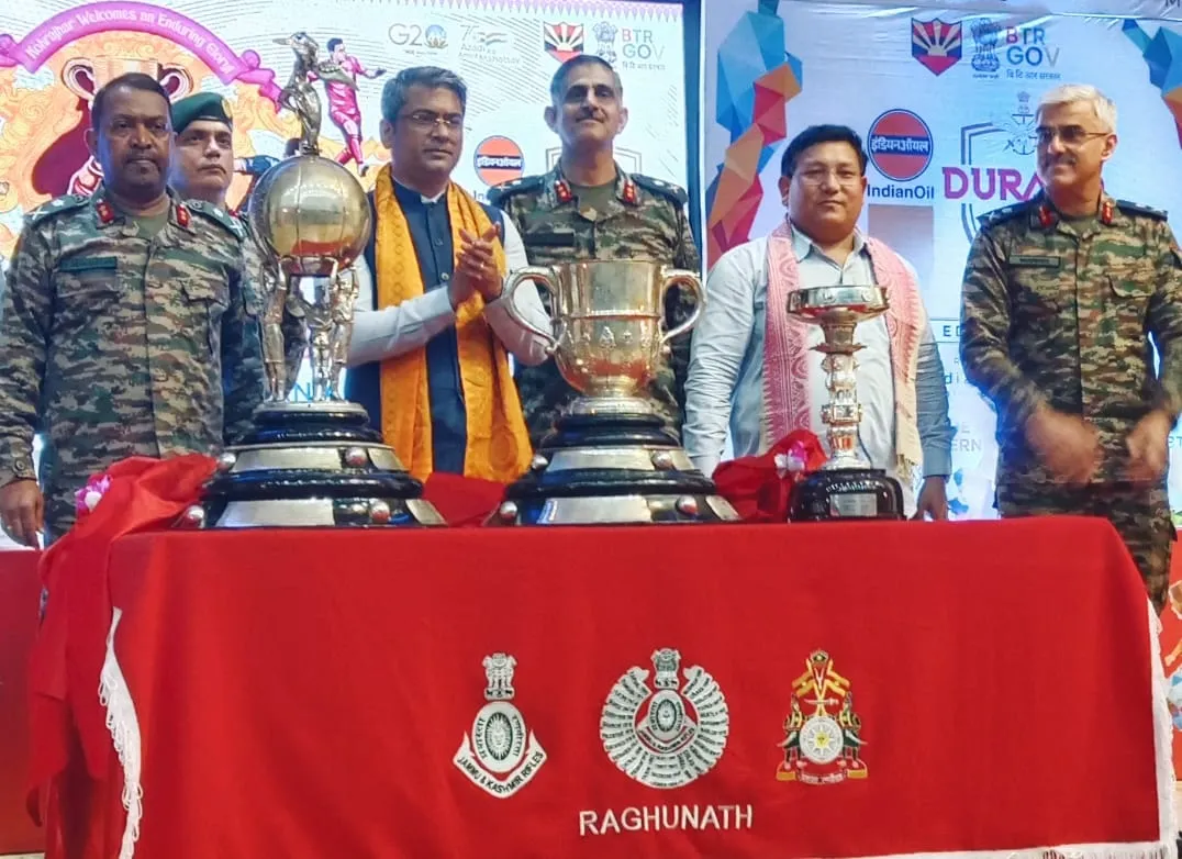 2023 Durand Cup Trophies unveiled in Kokrajhar 7