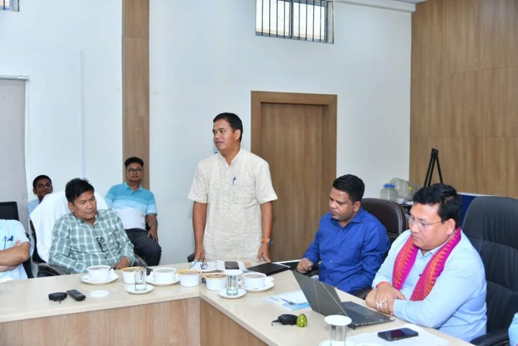 CEM Pramod Boro chaired meeting on human-elephant conflict 3