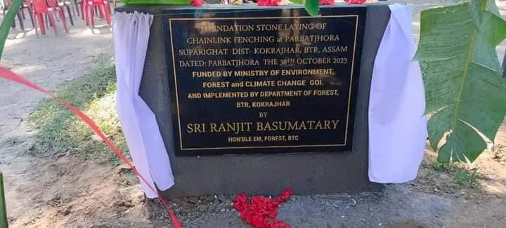 EM Ranjit Basumatary lays foundation stone at Parbathjora 1