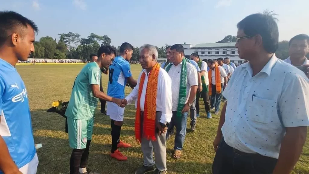 Udalguri sports club lifts Daoharu Mungkhlong football trophy 2