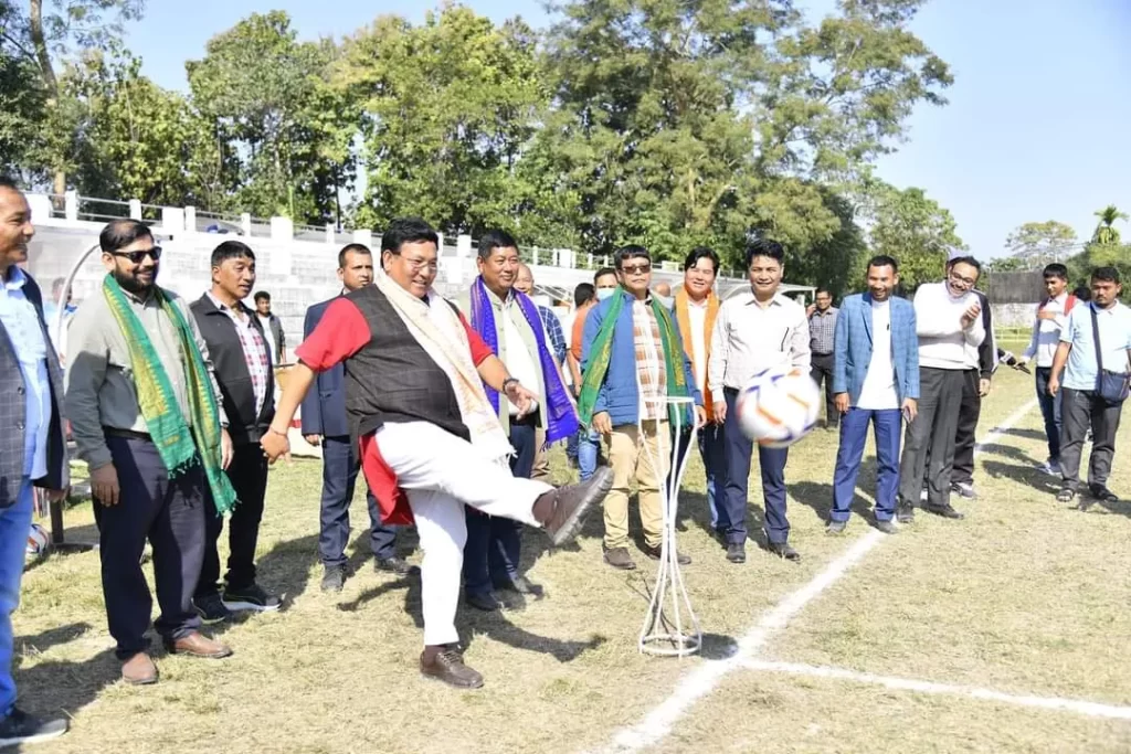 CEM Pramod Boro inaugurates Khel Maharan in Kokrajhar