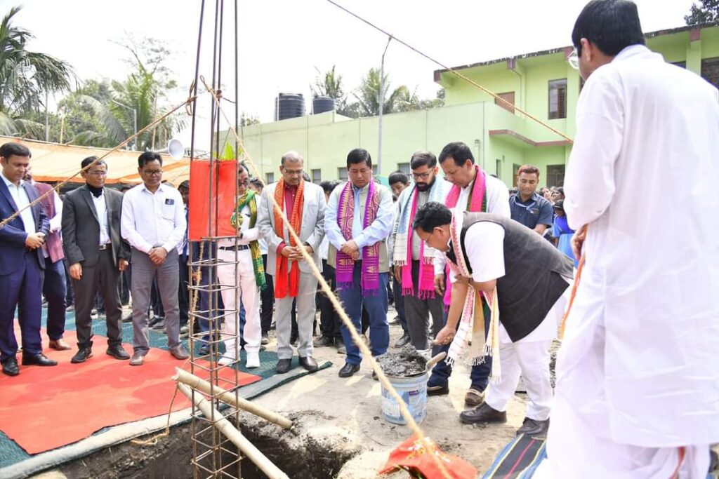 CEM Pramod Boro lays foundation stone at JNV in Kokrajhar 2