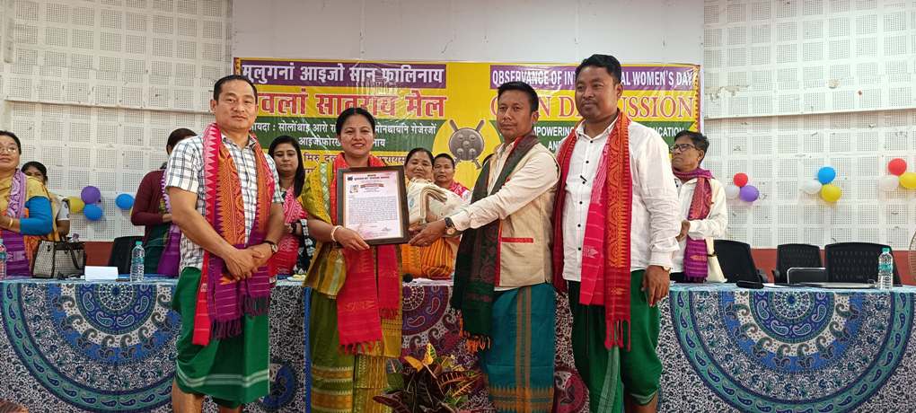 Prominent four Bodo women received felicitation in Udalguri 1