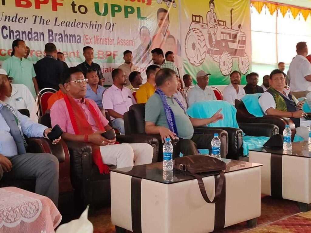 Former Assam minister & senior BPF leader Chandan Brahma joins UPPL 2