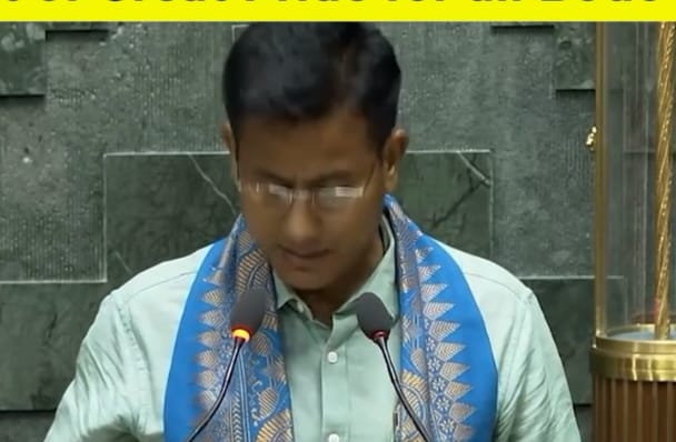 MP Joyanta Basumatary takes oath in Bodo language in Parliament