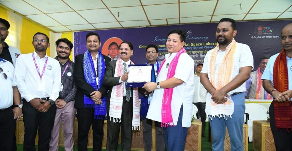 CEM Pramod Boro inaugurates Chino Basumatary space lab in Chirang 3