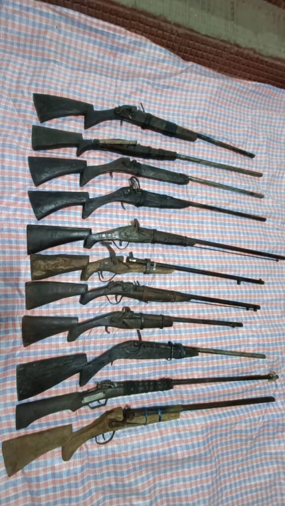 Handmade Rifles recovered in Kokrajhar 